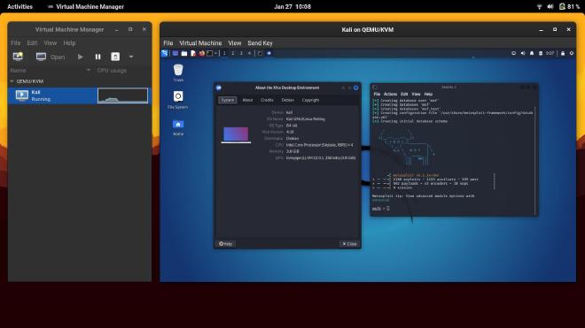 An Example QEMU VM Running Kali Linux